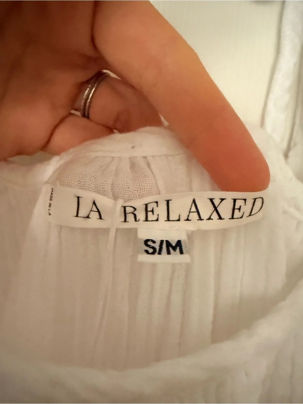 La Relaxed White Maxi Dress - Picture 2 of 3